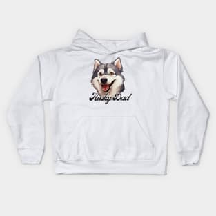 HuskyDad T-Shirt - Dog Lover Gift, Pet Parent Apparel Kids Hoodie